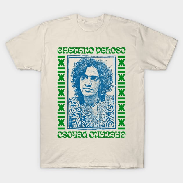 Caetano Veloso \/\/\/ Retro Original Fan Art Design T-Shirt by DankFutura